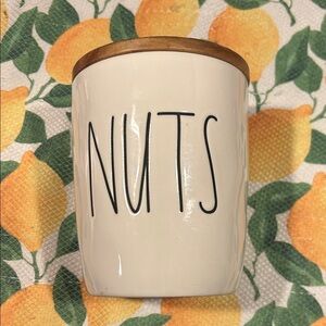 Rae Dunn “NUTS” canister